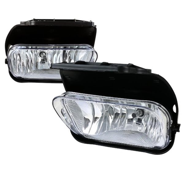 Overtime Clear Fog Lights Without Wiring Kit for 03 to 06 Chevrolet Silverado 11 x 12 x 12 in. OV3197509 - main